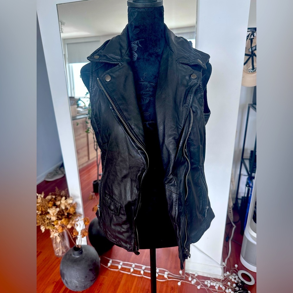 Leather Vest (NWT)